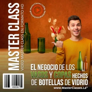 El Negocio de los Vasos y Copas hechos de Botellas de Vidrio
